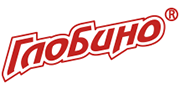 Етикетка з логотипом Глобино