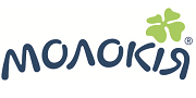 Етикетка з логотипом Молокія