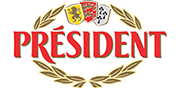 Етикетка з логотипом President
