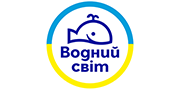 Етикетка з логотипом Водний світ