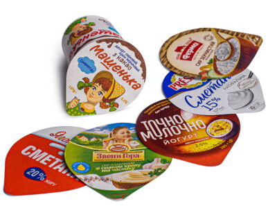 Кришки для молочних продуктів